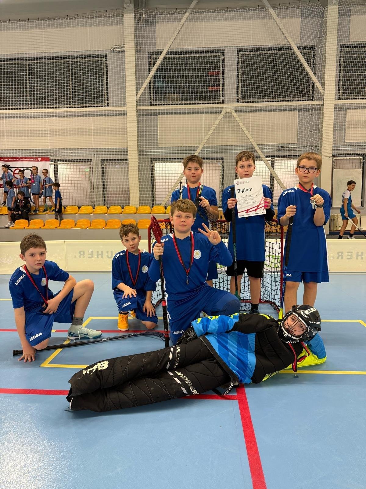 Turnaj kluků ve florbalu