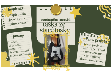 Naše žákyně se účastní soutěže s tématem „Odpad nebo poklad“